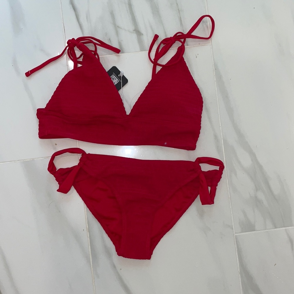 Red swimsuit new with tags